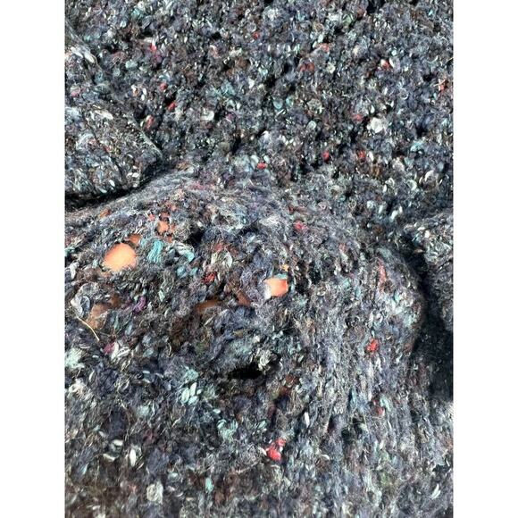 Jeans by Buffalo Sweater Womens Extra Large Navy Blue Knit Eloisa Long Sleeve - Picture 6 of 7